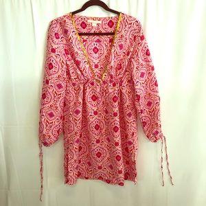 Victoria’s Secret silk floral sequin top size M/L